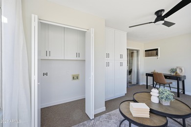 Enjoy your permanent STAY-cation! Unique opportunity to own on Leisure World Country Club in Arizona - for sale on GolfHomes.com, golf home, golf lot