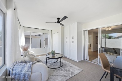 Enjoy your permanent STAY-cation! Unique opportunity to own on Leisure World Country Club in Arizona - for sale on GolfHomes.com, golf home, golf lot