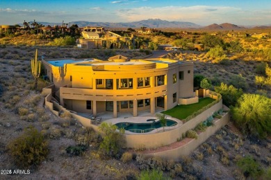 Gorgeous luxury home in tranquil Fountain Hills. Dramatic on Desert Canyon Golf Club in Arizona - for sale on GolfHomes.com, golf home, golf lot