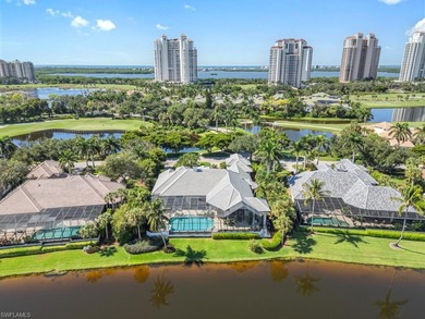This magnificent estate home in Bonita Bay's sought-after on Bonita Bay West in Florida - for sale on GolfHomes.com, golf home, golf lot
