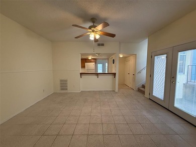 Welcome to 816 Pebbles Beach Drive Townhome! The backyard is on Mesquite Municipal Golf Course in Texas - for sale on GolfHomes.com, golf home, golf lot