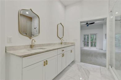 This stunning new construction blends luxury, functionality, and on The Highlands Course at Lake Arrowhead in Georgia - for sale on GolfHomes.com, golf home, golf lot