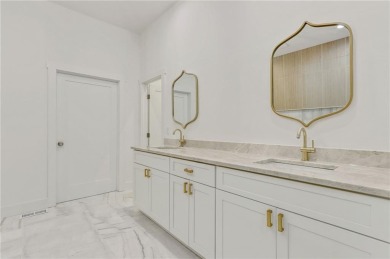 This stunning new construction blends luxury, functionality, and on The Highlands Course at Lake Arrowhead in Georgia - for sale on GolfHomes.com, golf home, golf lot