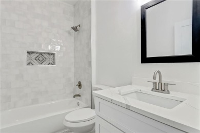 This stunning new construction blends luxury, functionality, and on The Highlands Course at Lake Arrowhead in Georgia - for sale on GolfHomes.com, golf home, golf lot