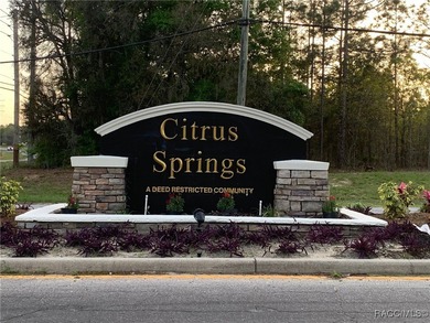 UNDER CONSTRUCTION!!! ASK ABOUT SELLER OFFERED ADDITIONAL on Citrus Springs Country Club in Florida - for sale on GolfHomes.com, golf home, golf lot