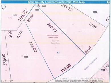 This lot is just over a half-acre with 22,216 SqFt, all on Reedsburg Country Club in Wisconsin - for sale on GolfHomes.com, golf home, golf lot