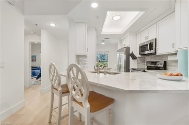 Step into this stunning, newly renovated, first-floor 2-bedroom on Spanish Wells Golf and Country Club in Florida - for sale on GolfHomes.com, golf home, golf lot