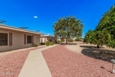 Come see this darling Phase 3 2 bedroom, 2 bath end unit. This on Sun City-Willow Creek / Willow Brook  in Arizona - for sale on GolfHomes.com, golf home, golf lot