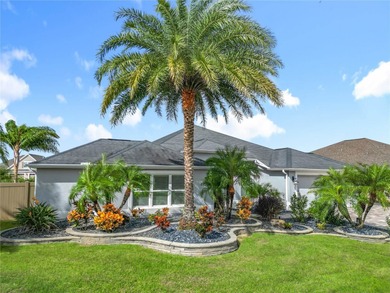 Discover a rare pool home with a fenced-in yard in The Village on Bella Glade Country Club - Lake County in Florida - for sale on GolfHomes.com, golf home, golf lot