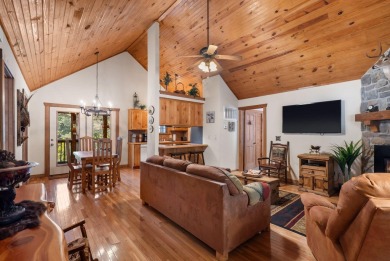 Immerse yourself in the rustic charm of this picturesque on Ledgestone Country Club and Golf Course in Missouri - for sale on GolfHomes.com, golf home, golf lot