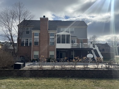 Be ready for summer with this backyard! As if the view of the on Gray Eagle Golf Club in Indiana - for sale on GolfHomes.com, golf home, golf lot