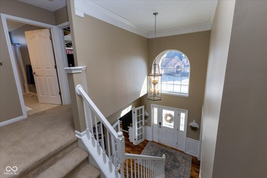 Be ready for summer with this backyard! As if the view of the on Gray Eagle Golf Club in Indiana - for sale on GolfHomes.com, golf home, golf lot