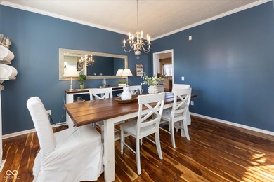 Be ready for summer with this backyard! As if the view of the on Gray Eagle Golf Club in Indiana - for sale on GolfHomes.com, golf home, golf lot