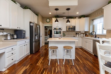 Be ready for summer with this backyard! As if the view of the on Gray Eagle Golf Club in Indiana - for sale on GolfHomes.com, golf home, golf lot