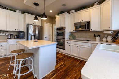 Be ready for summer with this backyard! As if the view of the on Gray Eagle Golf Club in Indiana - for sale on GolfHomes.com, golf home, golf lot