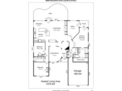 Magnificently updated ranch home built to entertain -- in the on Highland Creek Golf Club in North Carolina - for sale on GolfHomes.com, golf home, golf lot