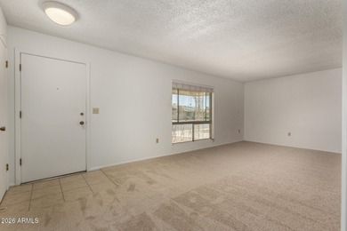 Welcome home to this light and bright 2-bedroom, 2-bath home on Sun City Lakes West and East in Arizona - for sale on GolfHomes.com, golf home, golf lot