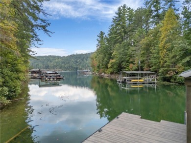 A rare find, lake front homesite, new Kroeger Marine dock and on The Cliffs At Keowee Vineyards Golf Club in South Carolina - for sale on GolfHomes.com, golf home, golf lot