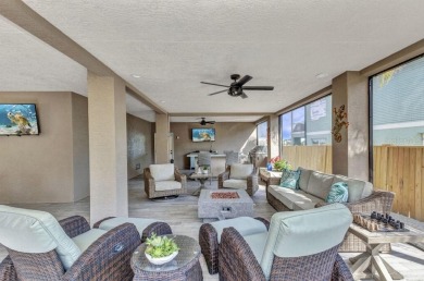 The Home is a beautiful Coastal Med style home constructed to on Bird Bay Executive Golf Club in Florida - for sale on GolfHomes.com, golf home, golf lot