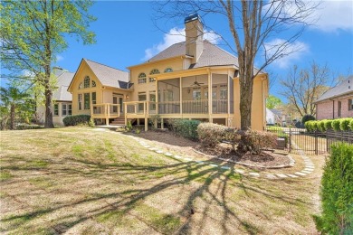 BEAUTIFULLY RENOVATED 6 BEDROOM, 4 & A HALF BATHROOM MASTER ON on St. Marlo Country Club in Georgia - for sale on GolfHomes.com, golf home, golf lot