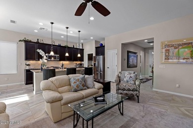 Move-in Ready, Fully Furnished Villa delivers on Casual Elegance on Tuscany Falls At Pebble Creek in Arizona - for sale on GolfHomes.com, golf home, golf lot