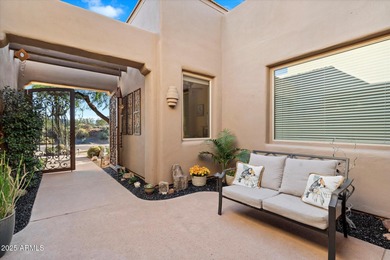 Experience refined indoor-outdoor living in this beautifully on Troon North Golf Club  in Arizona - for sale on GolfHomes.com, golf home, golf lot