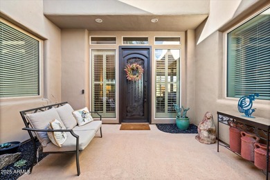 Experience refined indoor-outdoor living in this beautifully on Troon North Golf Club  in Arizona - for sale on GolfHomes.com, golf home, golf lot