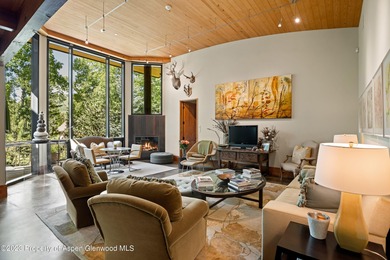 Escape to a beautiful home in serene West Aspen, offering views on Aspen Golf Club in Colorado - for sale on GolfHomes.com, golf home, golf lot