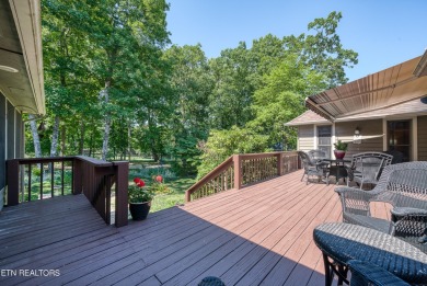 Imagine sitting on this beautiful deck that overlooks the 8th on Stonehenge Golf Course in Tennessee - for sale on GolfHomes.com, golf home, golf lot