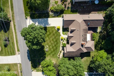 Imagine sitting on this beautiful deck that overlooks the 8th on Stonehenge Golf Course in Tennessee - for sale on GolfHomes.com, golf home, golf lot