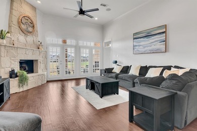 Experience elevated living on the 10th green, where luxury home on Lantana Golf Club in Texas - for sale on GolfHomes.com, golf home, golf lot