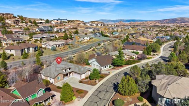 Discover refined single-level living in the prestigious enclave on Prescott Lakes Golf and Country Club in Arizona - for sale on GolfHomes.com, golf home, golf lot