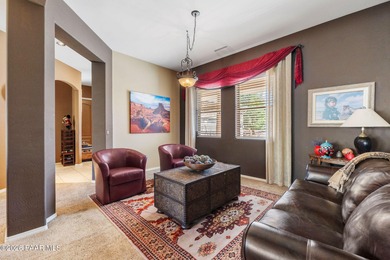 Discover refined single-level living in the prestigious enclave on Prescott Lakes Golf and Country Club in Arizona - for sale on GolfHomes.com, golf home, golf lot