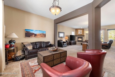 Discover refined single-level living in the prestigious enclave on Prescott Lakes Golf and Country Club in Arizona - for sale on GolfHomes.com, golf home, golf lot