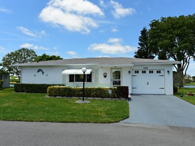 Great 2Br/2 bath on the Lake in a private 55 plus community with on Cypress Lakes Golf Course - West Palm Beach in Florida - for sale on GolfHomes.com, golf home, golf lot