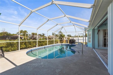 Welcome to this charming pool home on a spacious corner double on Rotonda Golf and Country Club The Palms Course in Florida - for sale on GolfHomes.com, golf home, golf lot