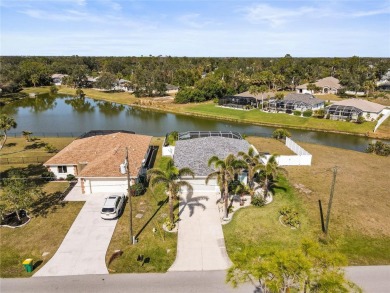 Welcome to this charming pool home on a spacious corner double on Rotonda Golf and Country Club The Palms Course in Florida - for sale on GolfHomes.com, golf home, golf lot