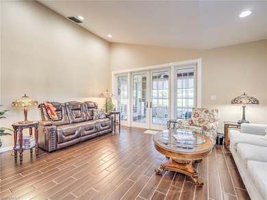 Beautiful villa features WATER & GOLF COURSE VIEWS. The open on Estero Country Club in Florida - for sale on GolfHomes.com, golf home, golf lot