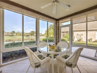 Beautiful villa features WATER & GOLF COURSE VIEWS. The open on Estero Country Club in Florida - for sale on GolfHomes.com, golf home, golf lot