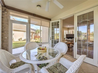 Beautiful villa features WATER & GOLF COURSE VIEWS. The open on Estero Country Club in Florida - for sale on GolfHomes.com, golf home, golf lot