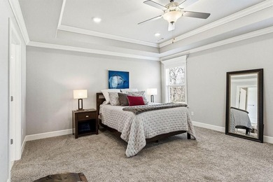 Experience this like-new construction, perfectly situated on a on Bella Vista Country Club - Highlands in Arkansas - for sale on GolfHomes.com, golf home, golf lot