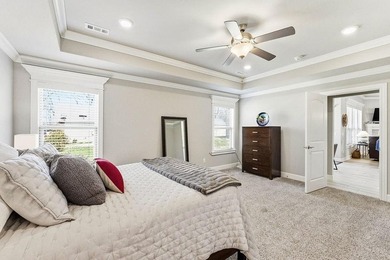 Experience this like-new construction, perfectly situated on a on Bella Vista Country Club - Highlands in Arkansas - for sale on GolfHomes.com, golf home, golf lot