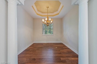 Set on a desirable corner lot with serene water and lush on Bonita Bay West in Florida - for sale on GolfHomes.com, golf home, golf lot