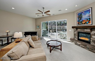 Lovely, Single Level, 2 bedroom, plus Den, 2.5 Bath home with 2 on Prescott Lakes Golf and Country Club in Arizona - for sale on GolfHomes.com, golf home, golf lot