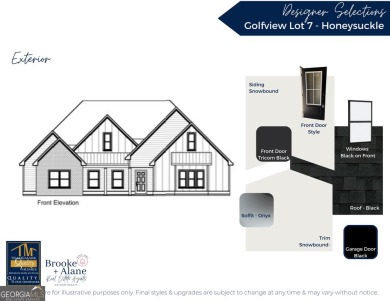 You are going to love this new ranch plan! 2542 Sq ft open on Raintree Country Club in Georgia - for sale on GolfHomes.com, golf home, golf lot