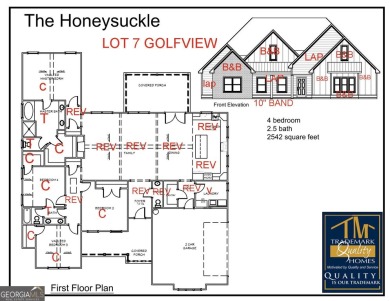 You are going to love this new ranch plan! 2542 Sq ft open on Raintree Country Club in Georgia - for sale on GolfHomes.com, golf home, golf lot