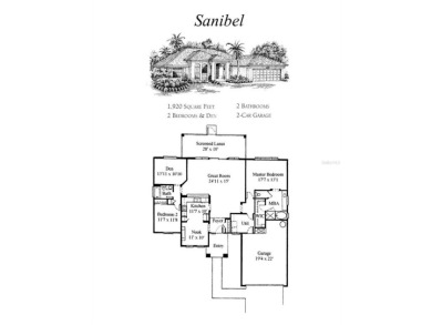 Spacious and thoughtfully designed, this popular Sanibel model on Eagle Ridge At Spruce Creek Country Club in Florida - for sale on GolfHomes.com, golf home, golf lot