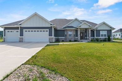 Welcome to this exquisite 4-bedroom, 3.5-bathroom rare on Tumbledown Trails Golf Course in Wisconsin - for sale on GolfHomes.com, golf home, golf lot