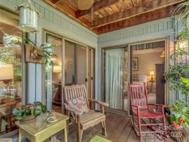 Discover comfort & style in this spacious bottom-level condo on Waynesville Country Club Inn in North Carolina - for sale on GolfHomes.com, golf home, golf lot