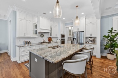 Enjoy refined Lowcountry luxury in this exceptional custom on Savannah Quarters Country Club in Georgia - for sale on GolfHomes.com, golf home, golf lot